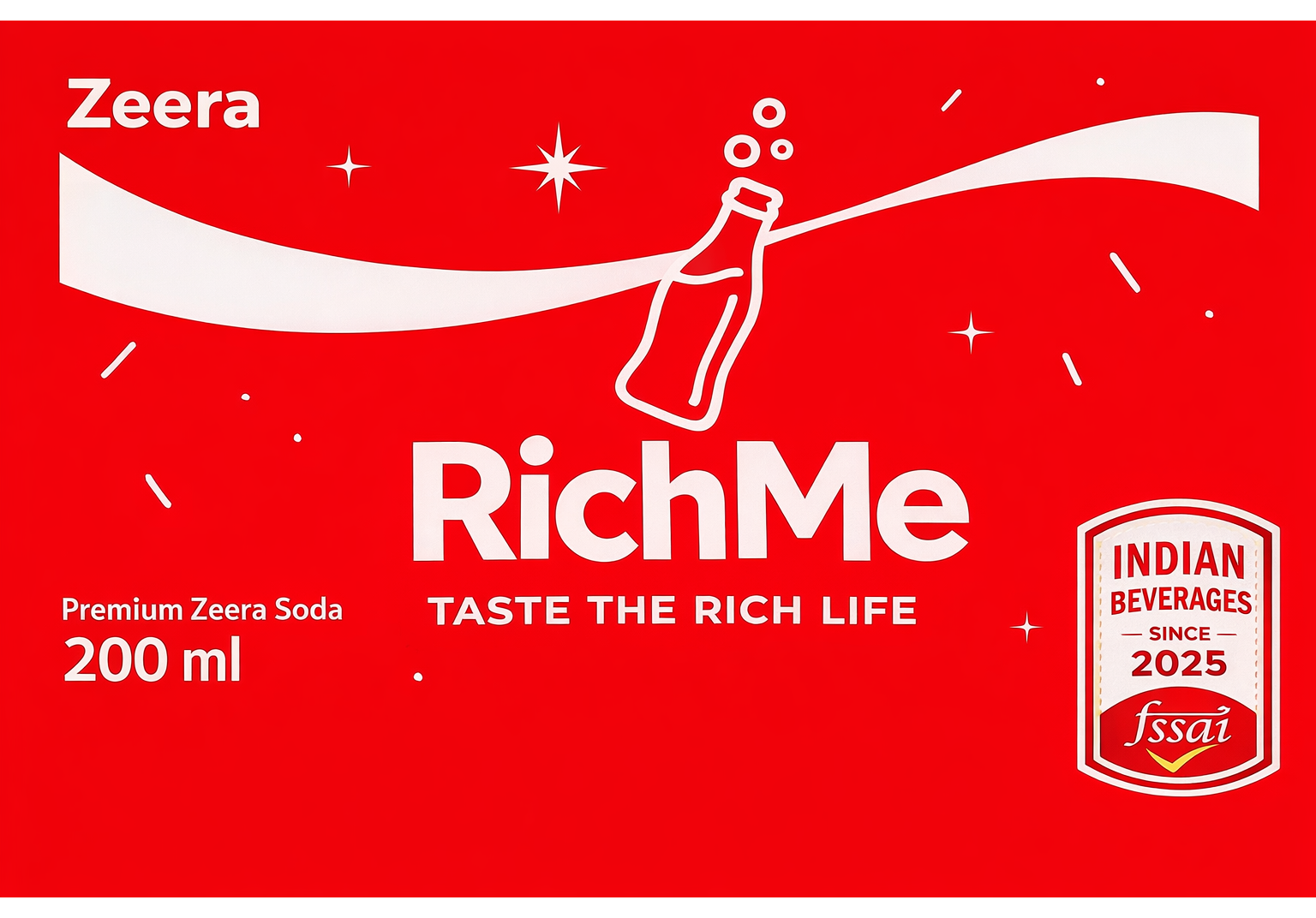 RichMe Zeera Soda bottle